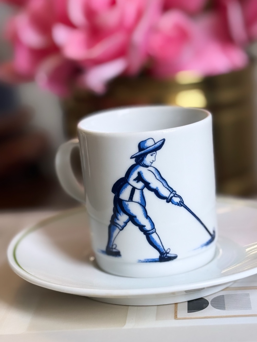 Vintage Dutch Espresso Cup and Saucer | Holland Gallery De Munt Amsterdam